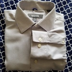 Kenneth Cole Reaction Micro Stripe Slim Fit Shirt